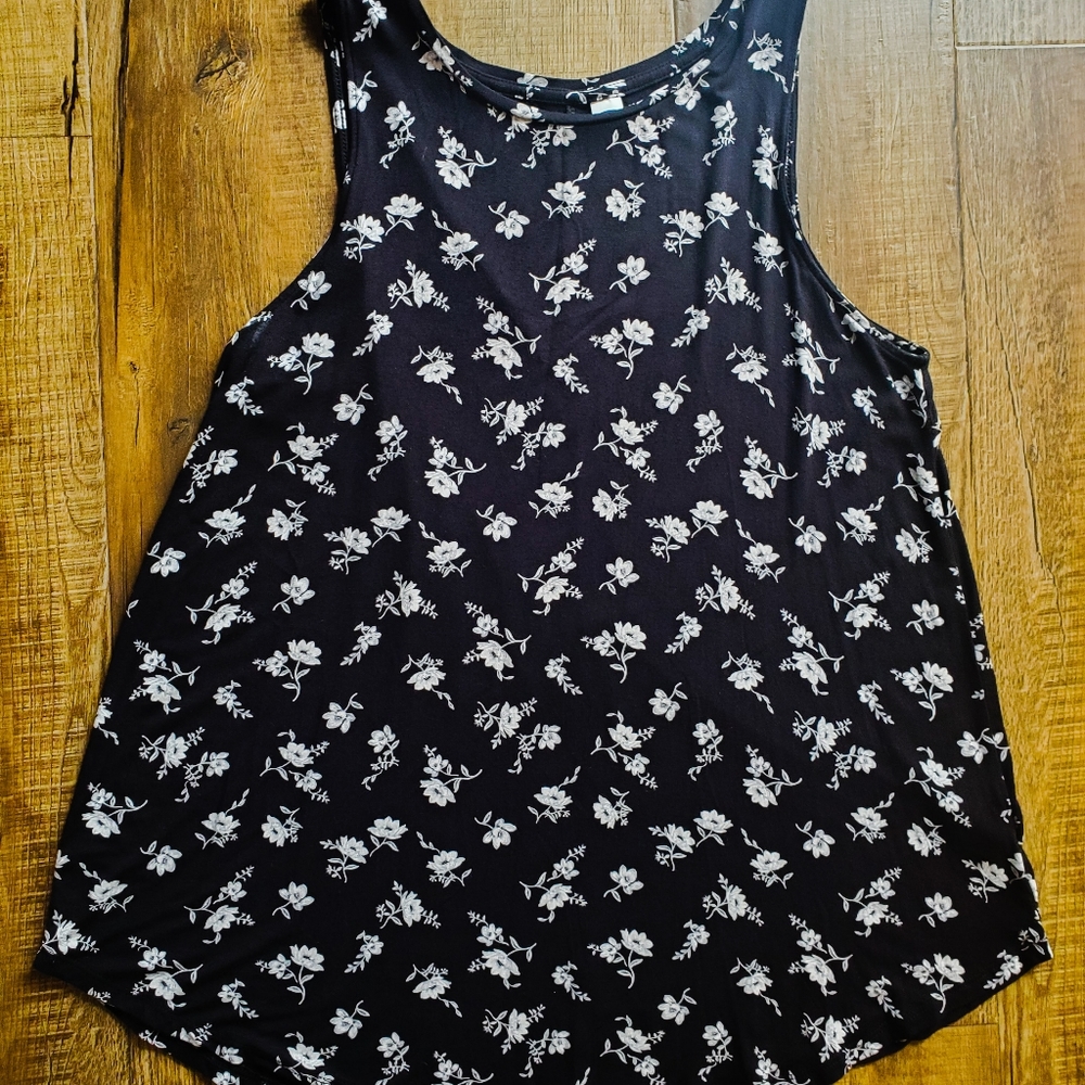Old Navy Luxe Floral Swing Tank